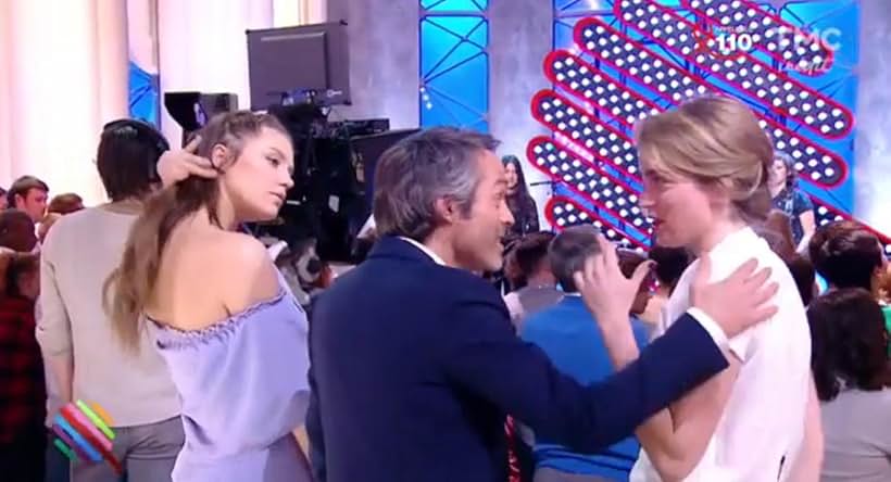 Adèle Haenel, Yann Barthès, and Adèle Exarchopoulos in Quotidien (2016)