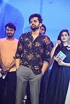 Ram Pothineni and Anisha Ambrose at an event for Vunnadhi Okate Zindagi (2017)