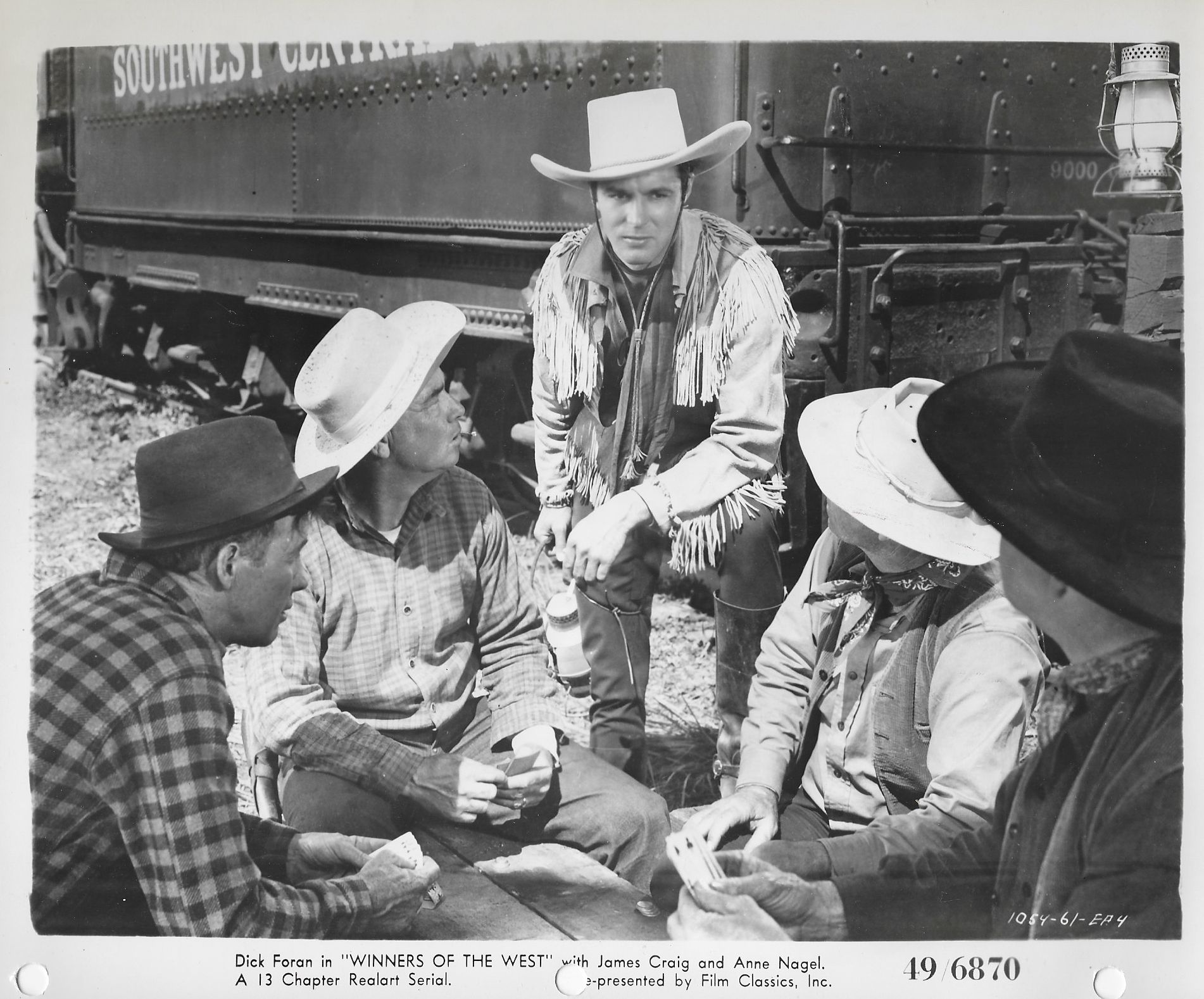 Jack Casey and James Craig in Winners of the West (1940)