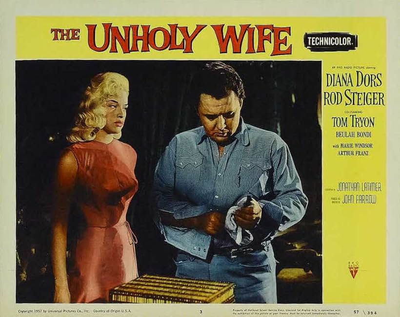 Rod Steiger and Diana Dors in The Unholy Wife (1957)