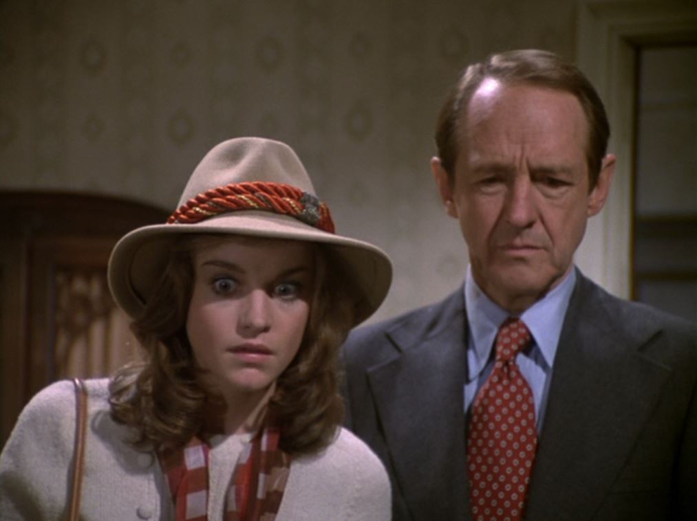 Pamela Sue Martin and William Schallert in The Hardy Boys/Nancy Drew Mysteries (1977)