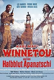 Lex Barker, Pierre Brice, and Uschi Glas in Winnetou und das Halbblut Apanatschi (1966)