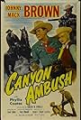 Johnny Mack Brown and Phyllis Coates in Canyon Ambush (1952)