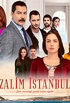 Fikret Kuskan, Mine Tugay, Deniz Ugur, Ozan Dolunay, Idris Nebi Taskan, Simay Barlas, Bahar Sahin, Berker Güven, and Sera Kutlubey in Zalim Istanbul (2019)