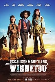 Lola Linnéa Padotzke, Milo Haaf, and Mika Ullritz in Der junge Häuptling Winnetou (2022)