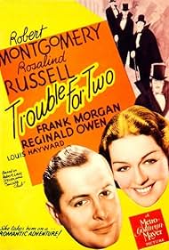 Robert Montgomery and Rosalind Russell in Trouble for Two (1936)