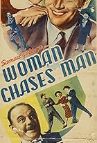 Woman Chases Man