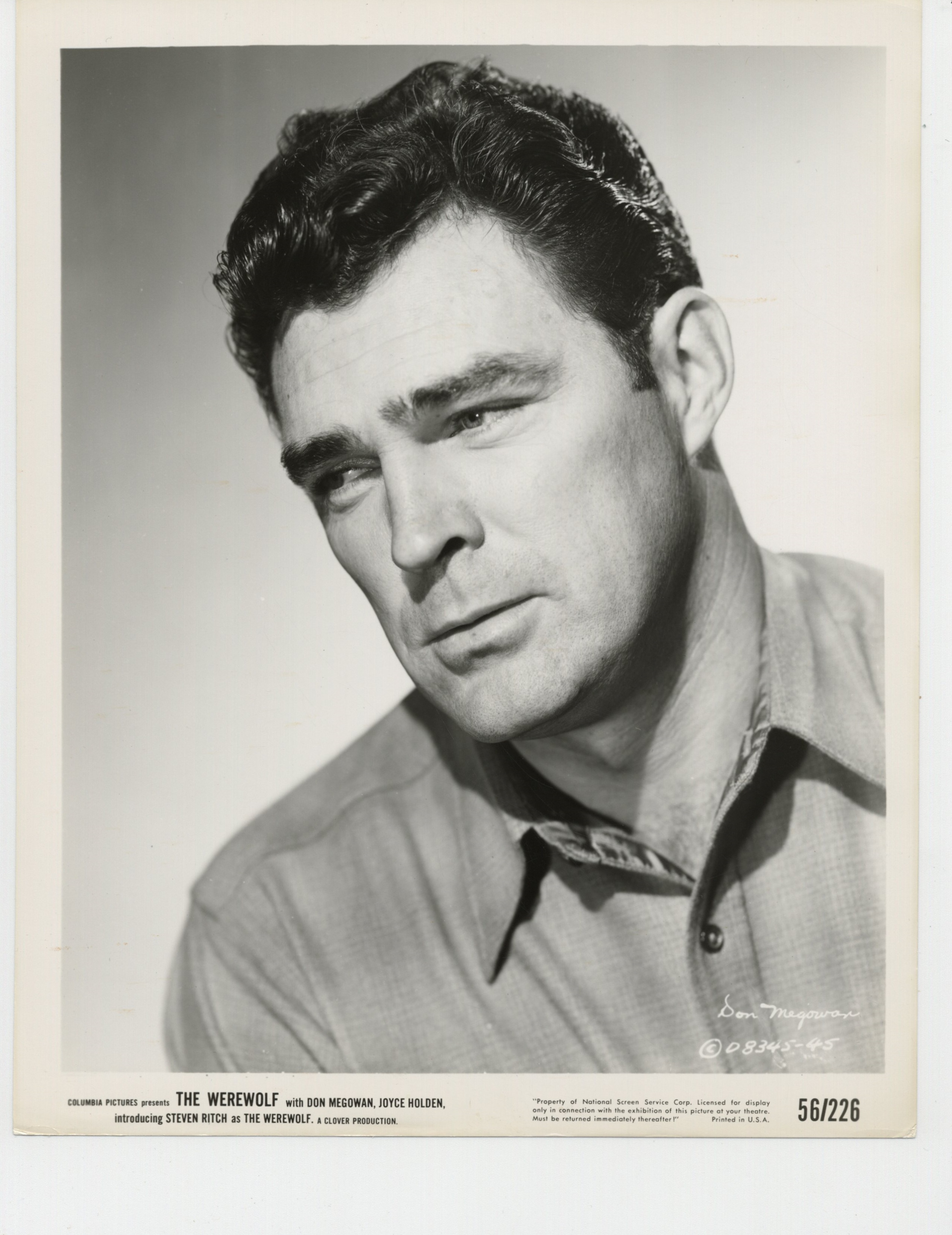 Don Megowan in The Werewolf (1956)