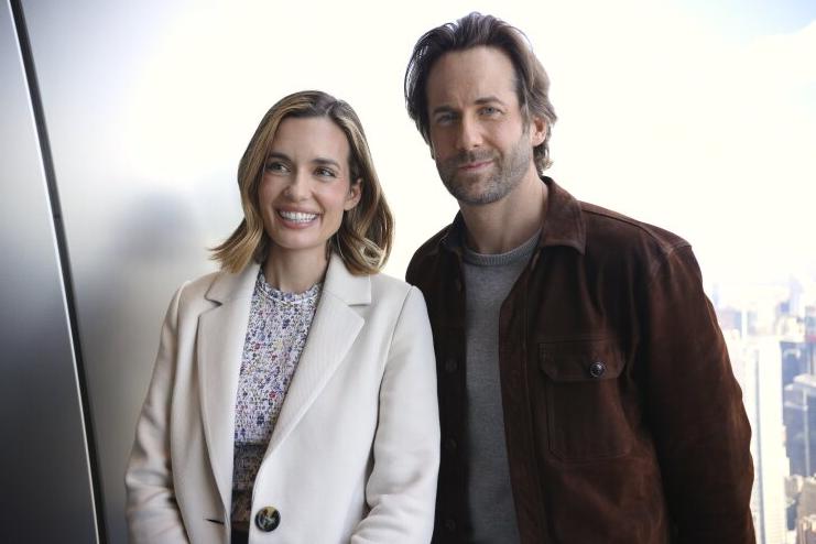 Torrey DeVitto and Niall Matter in Rip in Time (2022)