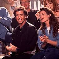 Mel Gibson and Amy Grant in The Maverick Choir: Amazing Grace (1994)