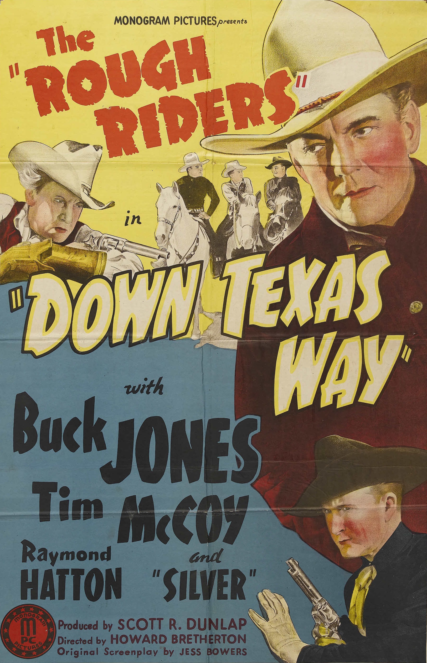 Tim McCoy, Raymond Hatton, and Buck Jones in Down Texas Way (1942)