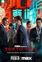 Rinko Kikuchi, Ken Watanabe, Rachel Keller, Ansel Elgort, and Shô Kasamatsu in Thế Giới Ngầm Tokyo (2022)