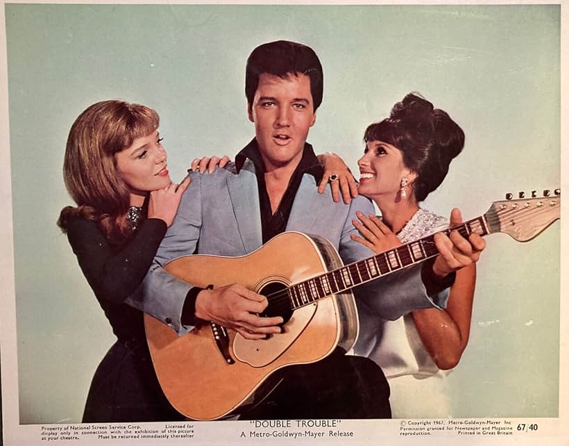 Elvis Presley, Annette Day, and Yvonne Romain in Double Trouble (1967)