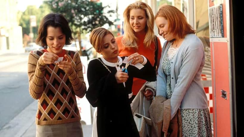 Parker Posey, Toni Collette, Lisa Kudrow, and Alanna Ubach in Clockwatchers (1997)