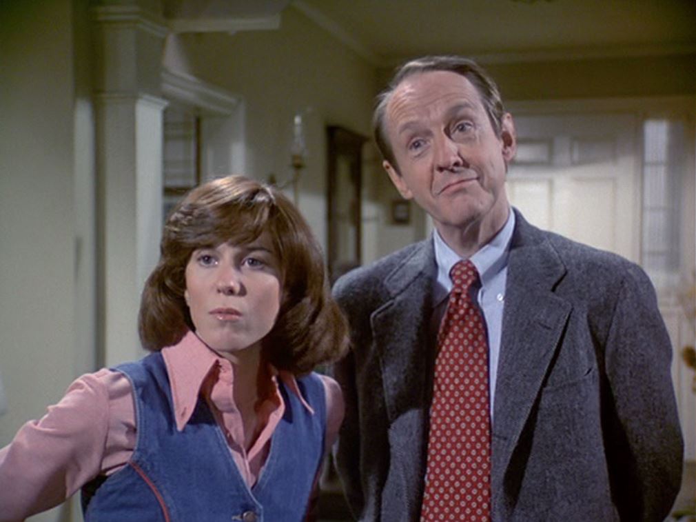 Jean Rasey and William Schallert in The Hardy Boys/Nancy Drew Mysteries (1977)