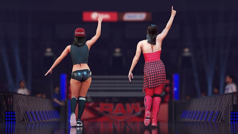 Brie Garcia and Nikki Garcia in WWE 2K23 (2023)