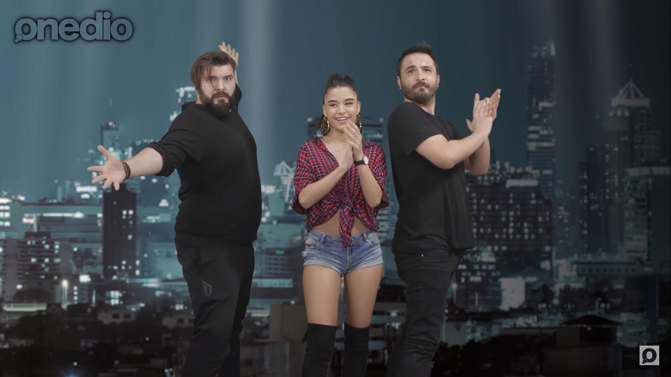 Berk Uçar, Turan Oguzhan, and Denisa Gültekin in P!NÇ (2017)