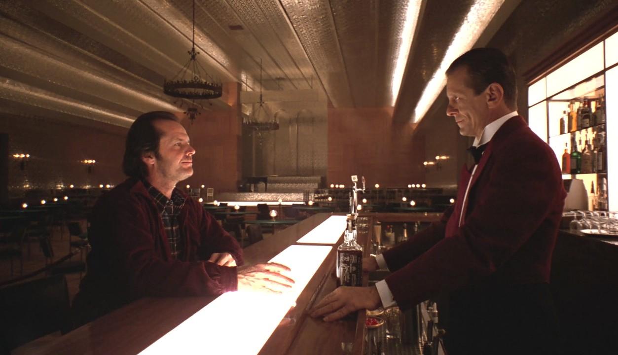 Jack Nicholson and Joe Turkel in Ngôi Nhà Ma (1980)