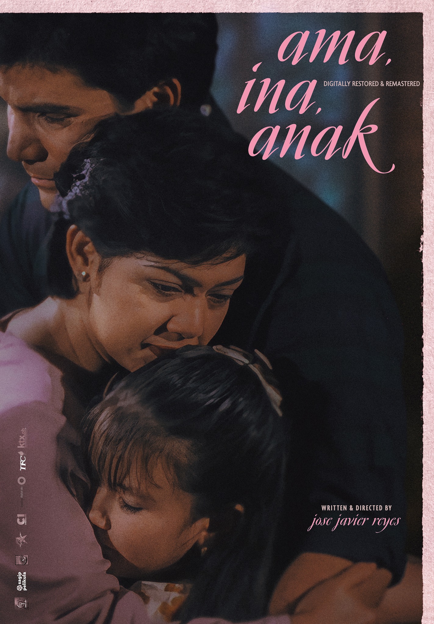 Jose Javier Reyes, Edu Manzano, Maricel Soriano, and Angelica Panganiban in Ama, ina, anak (1996)