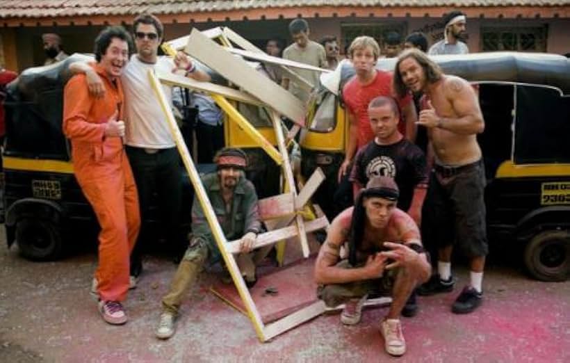 Jason 'Wee Man' Acuña, Dave England, Johnny Knoxville, Loomis Fall, Ehren McGhehey, Chris Pontius, and Steve-O in Jackass 2.5 (2007)