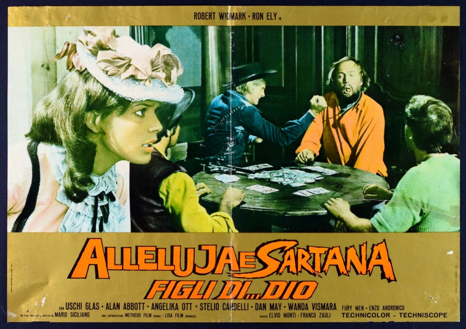 Lars Bloch, Alberto Dell'Acqua, and Uschi Glas in Alleluja e Sartana figli di... Dio (1972)