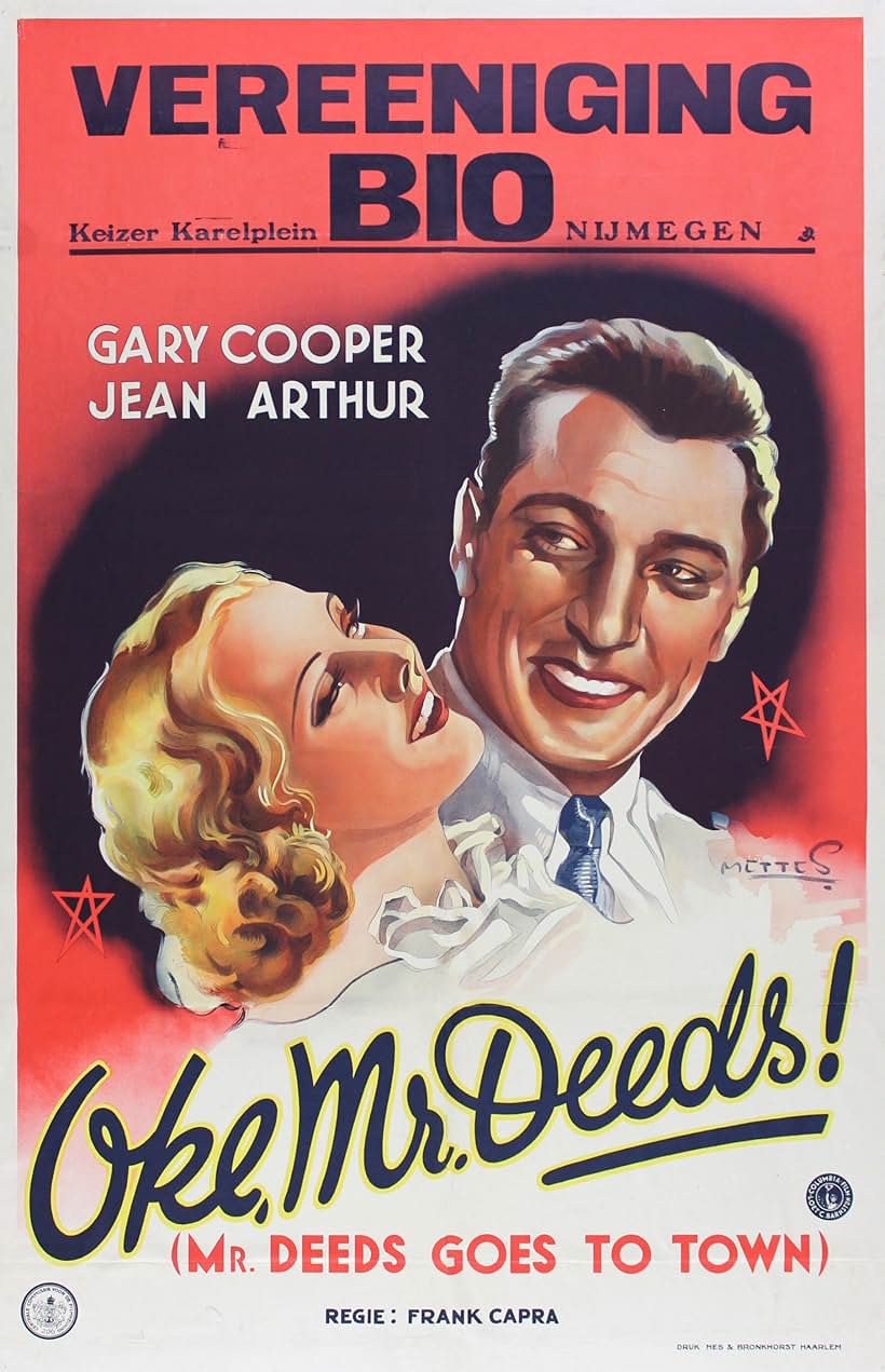 Gary Cooper and Jean Arthur in Mr. Deeds Goes to Town (1936)