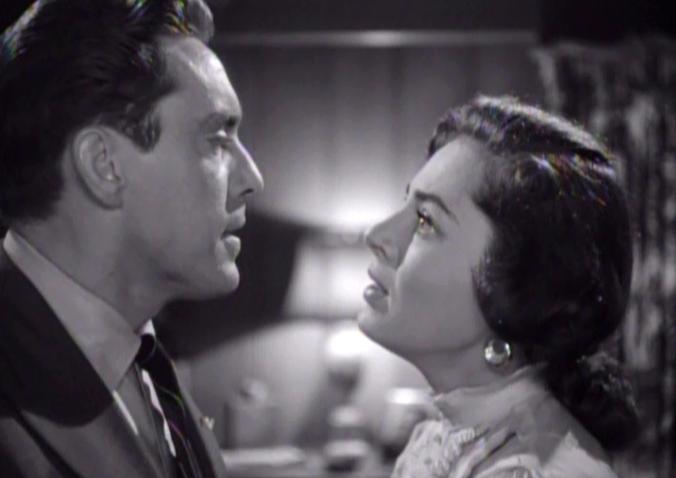 Viveca Lindfors and Edmond O'Brien in Backfire (1950)