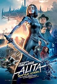 Jennifer Connelly, Christoph Waltz, Mahershala Ali, Eiza González, Rosa Salazar, Ed Skrein, and Keean Johnson in Alita: Thiên Thần Chiến Binh (2019)