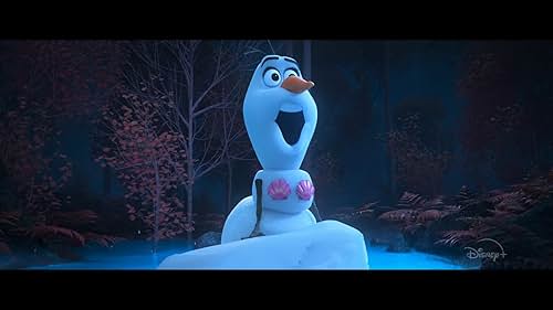 Frozen's snowman, Olaf, tells classic Disney tales.