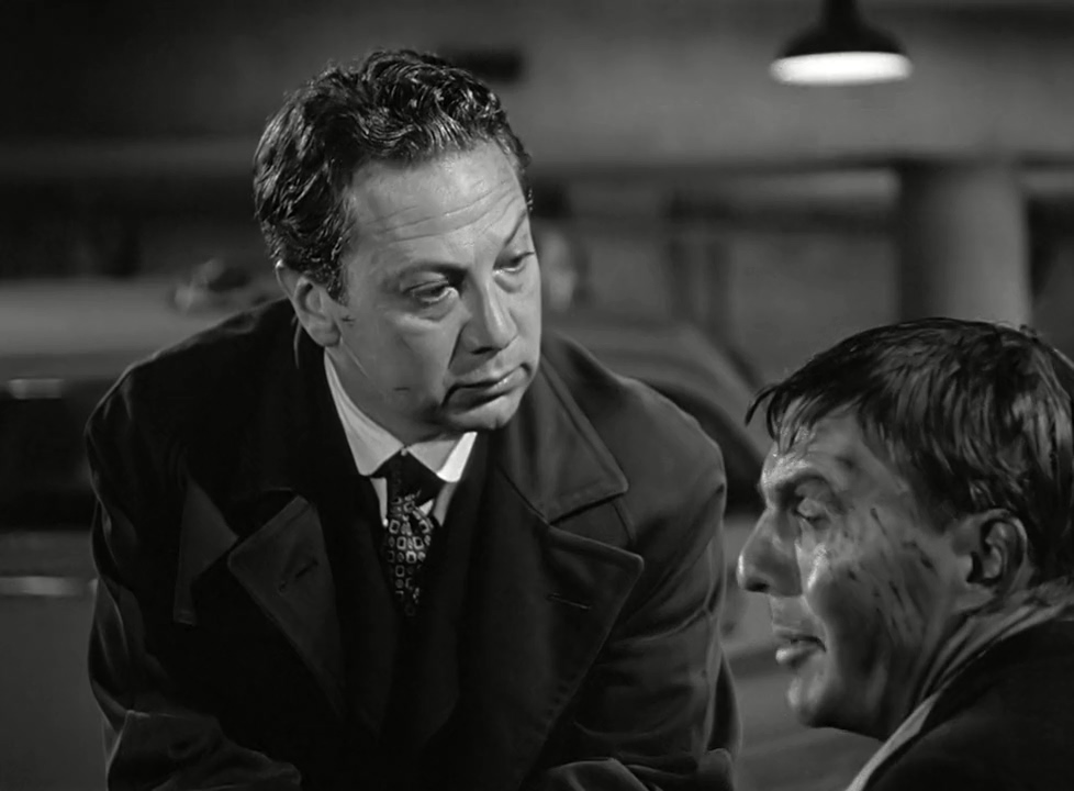 Luther Adler and David Wayne in M (1951)