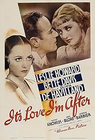 Bette Davis, Olivia de Havilland, and Leslie Howard in It's Love I'm After (1937)