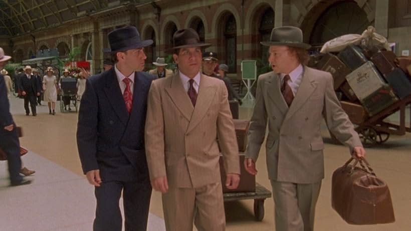 Paul Ben-Victor, Evan Handler, and John Kassir in The Three Stooges (2000)