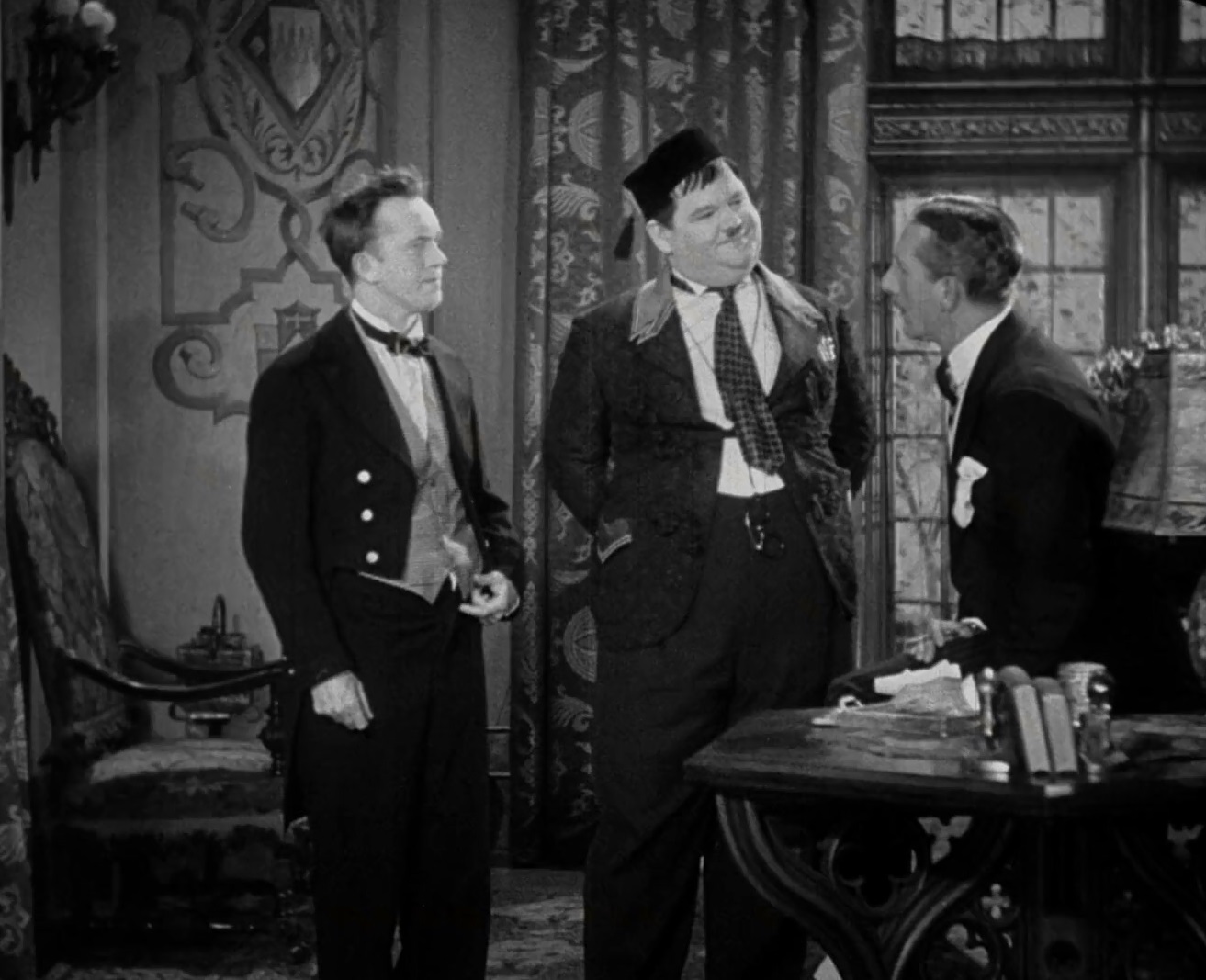 Oliver Hardy, Charles K. Gerrard, and Stan Laurel in Another Fine Mess (1930)