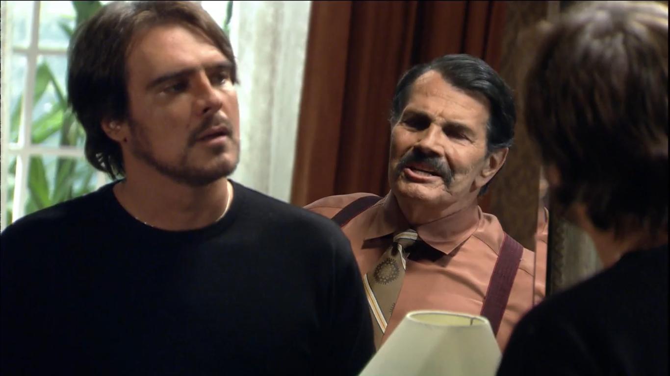 Tarcísio Meira and Dalton Vigh in Duas Caras (2007)