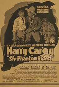 Harry Carey, Vester Pegg, and William Steele in The Phantom Riders (1918)