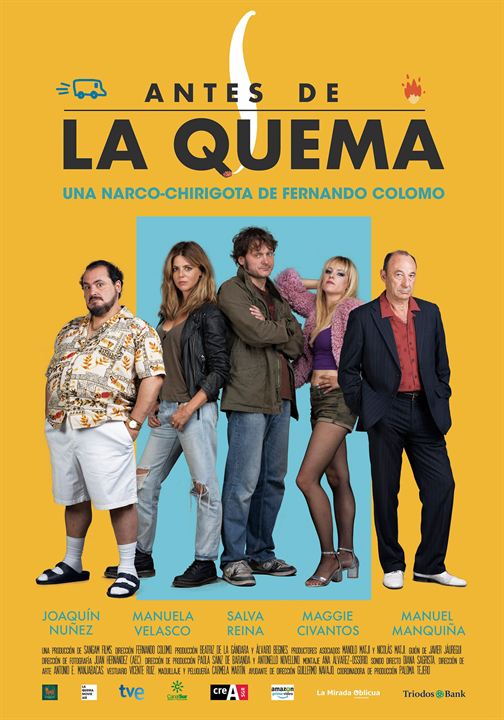 Manuel Manquiña, Manuela Velasco, Maggie Civantos, Salva Reina, and Joaquín Núñez in Antes de la quema (2019)