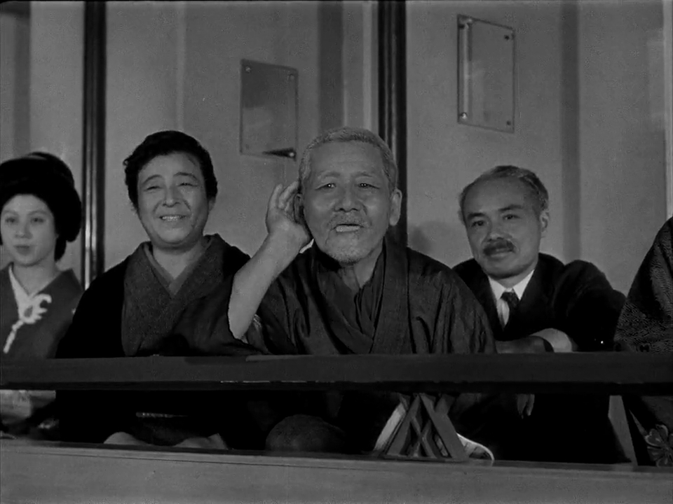 Chieko Higashiyama, Kokuten Kôdô, and Ichirô Sugai in Bakushû (1951)