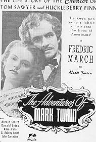 Fredric March and Alexis Smith in The Adventures of Mark Twain (1944)