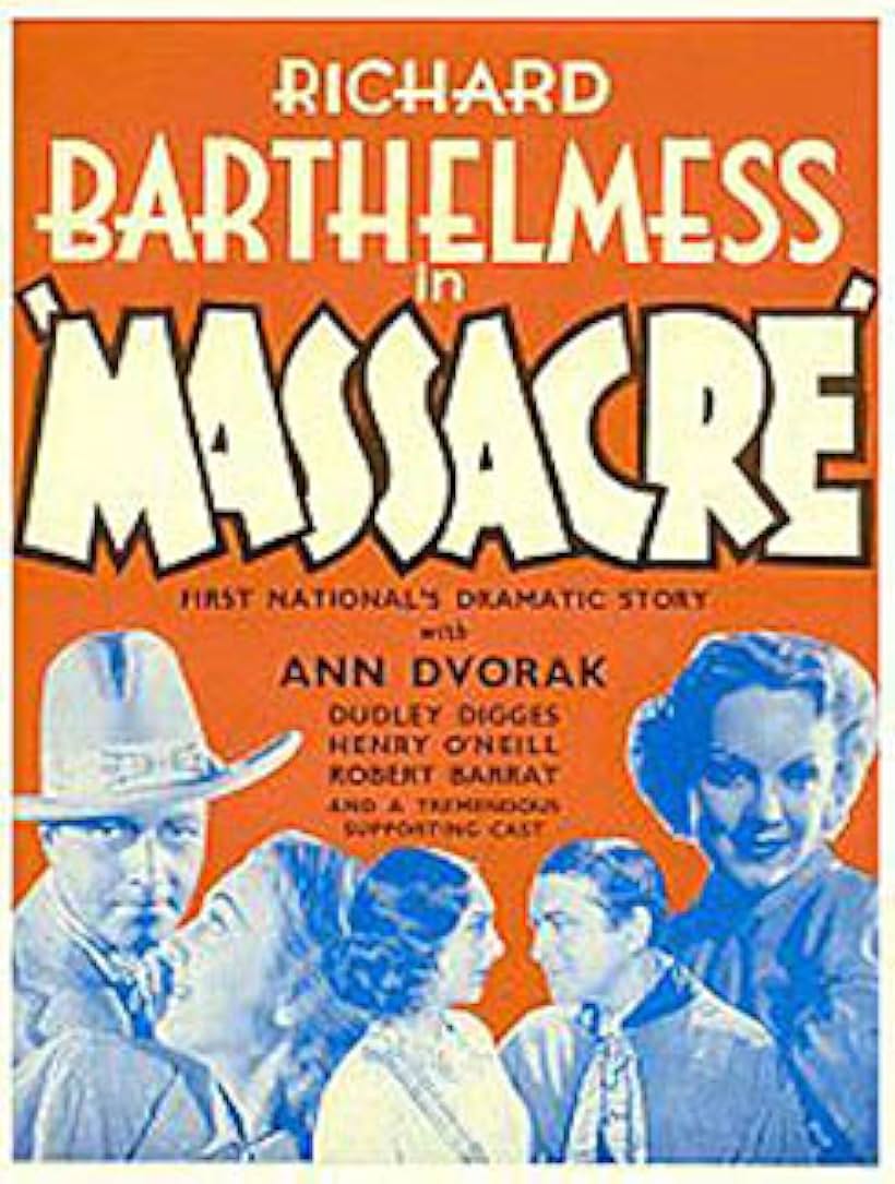 Richard Barthelmess, Claire Dodd, and Ann Dvorak in Massacre (1934)