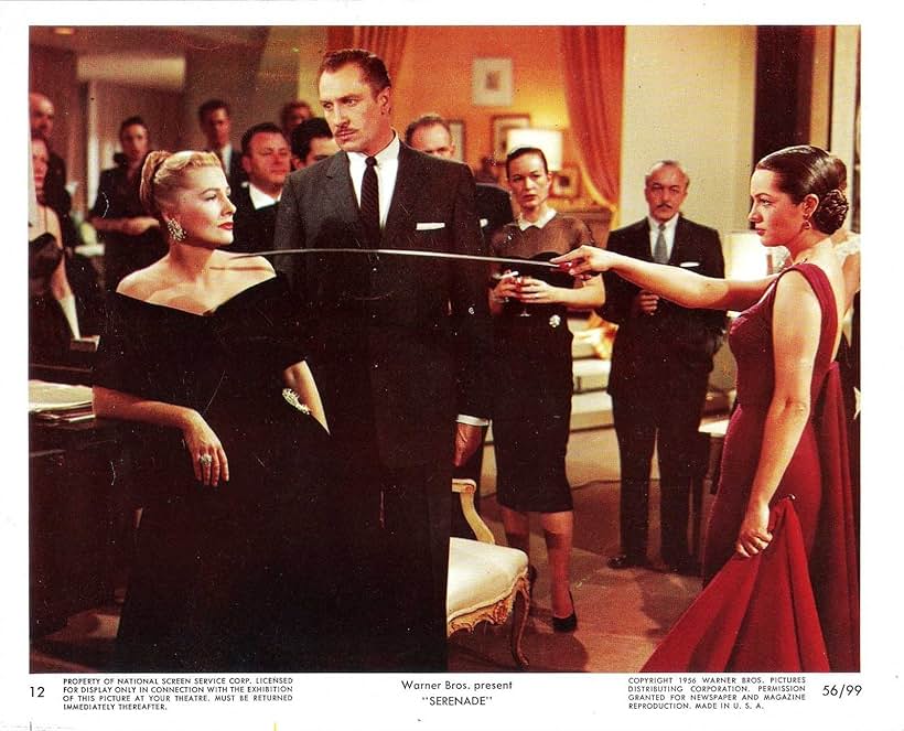 Joan Fontaine, Vincent Price, and Sara Montiel in Serenade (1956)