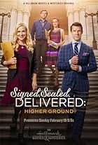 Kristin Booth, Yan-Kay Crystal Lowe, Eric Mabius, and Geoff Gustafson in Signed, Sealed, Delivered: Higher Ground (2017)