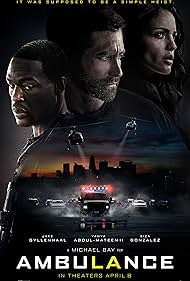 Jake Gyllenhaal, Eiza González, and Yahya Abdul-Mateen II in Xe Cấp Cứu (2022)