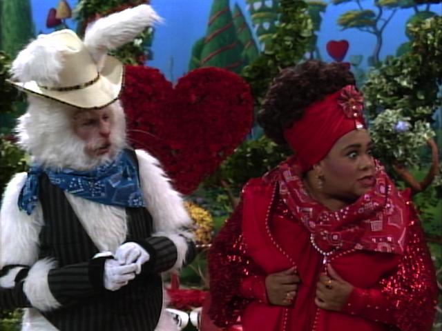 Armelia McQueen and Patrick Richwood in Adventures in Wonderland (1992)