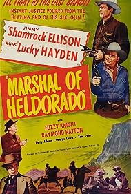 James Ellison, Raymond Hatton, Russell Hayden, and Fuzzy Knight in Marshal of Heldorado (1950)