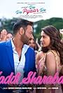 Ajay Devgn and Rakul Preet Singh in Sunidhi Chauhan & Navraj Hans: Vaddi Sharaban (2019)