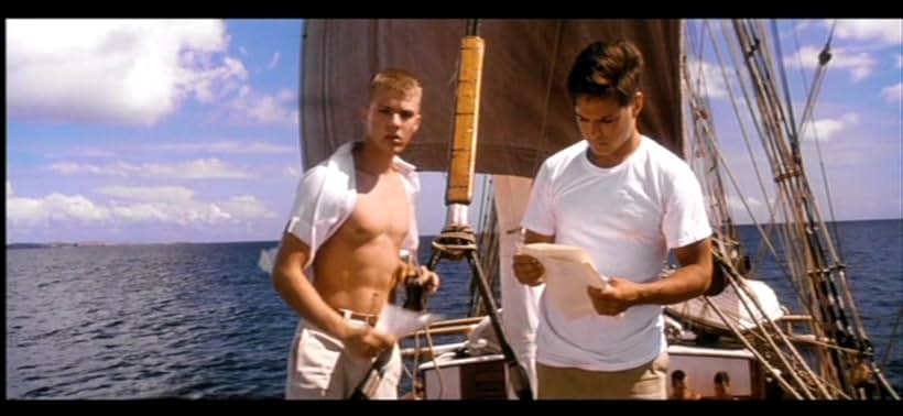 Ryan Phillippe and Scott Wolf in White Squall (1996)