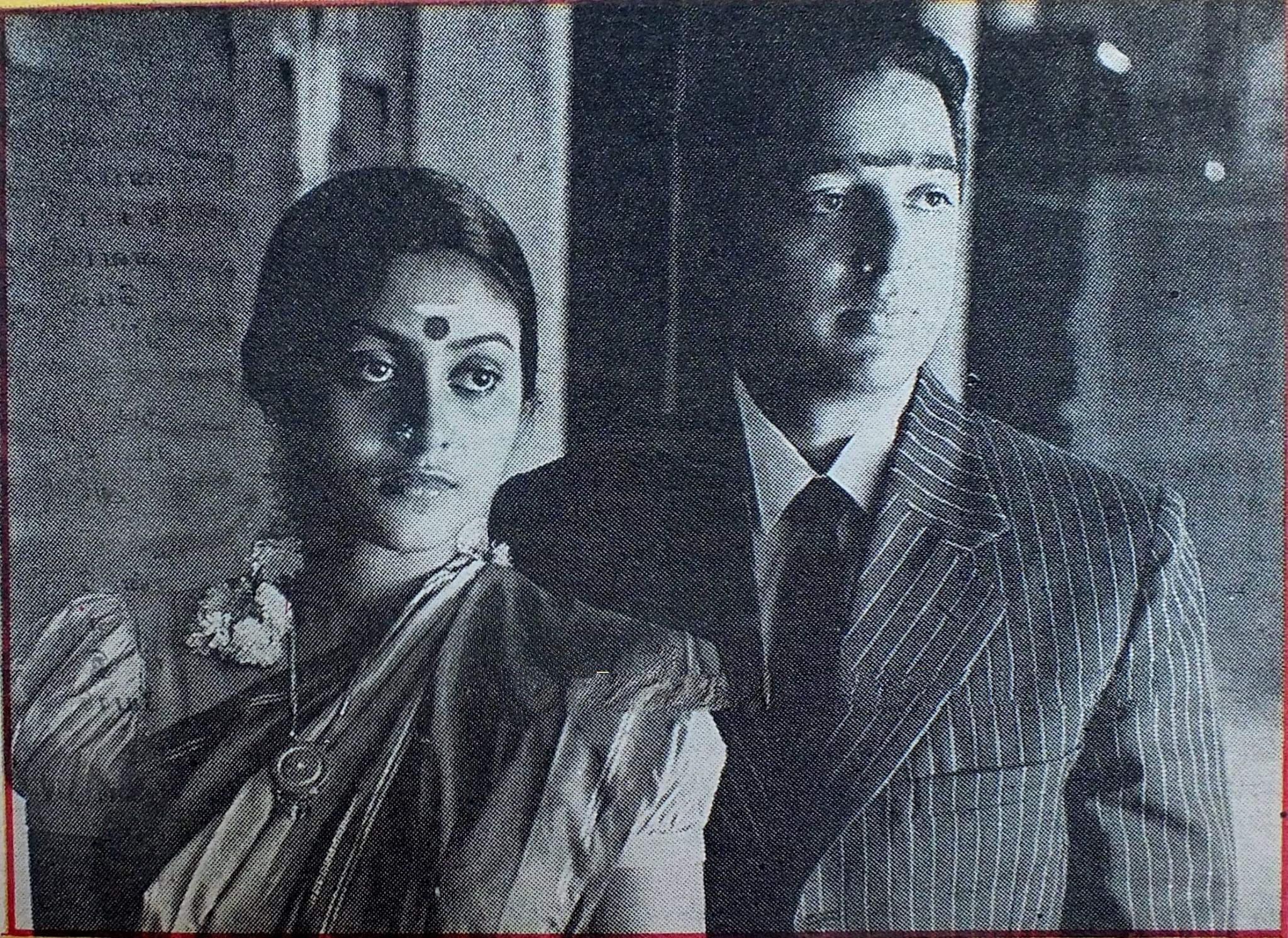 Kamal Haasan and Saranya Ponvannan in Nayakan (1987)