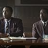 Sterling K. Brown and Chadwick Boseman in Marshall (2017)