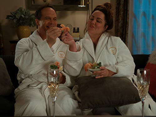 Diedrich Bader and Katy Mixon Greer in American Housewife (2016)