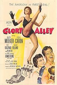 Louis Armstrong, Leslie Caron, and Ralph Meeker in Glory Alley (1952)